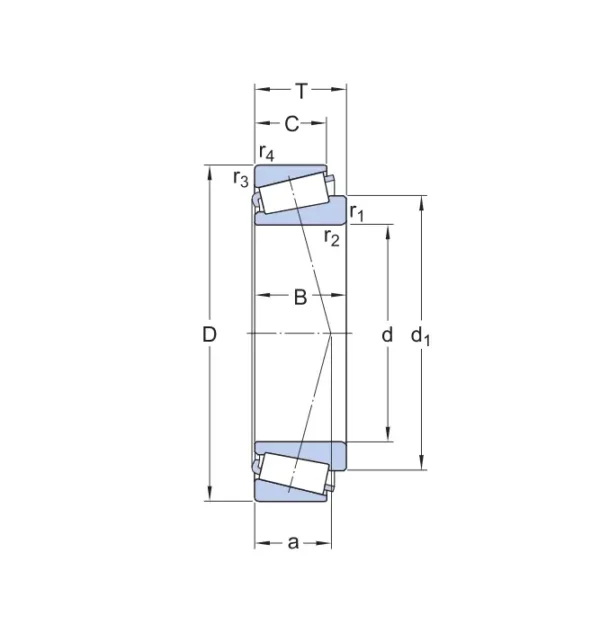 HTH 33009 Konik Makaralı Rulman